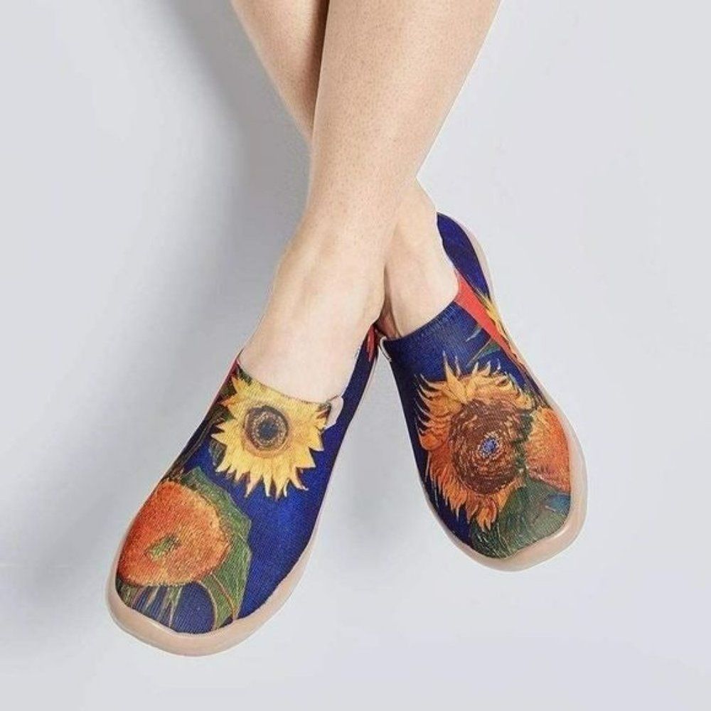 NWT UIN Slip On Shoes Comfortable Loafers Sunflower - Picture 2 of 11